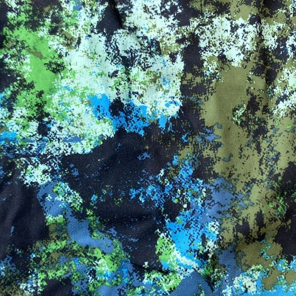 Lululemon El Current Board Green Blue Swim Trunks Board Shorts Size 34 unlined - Picture 7 of 10